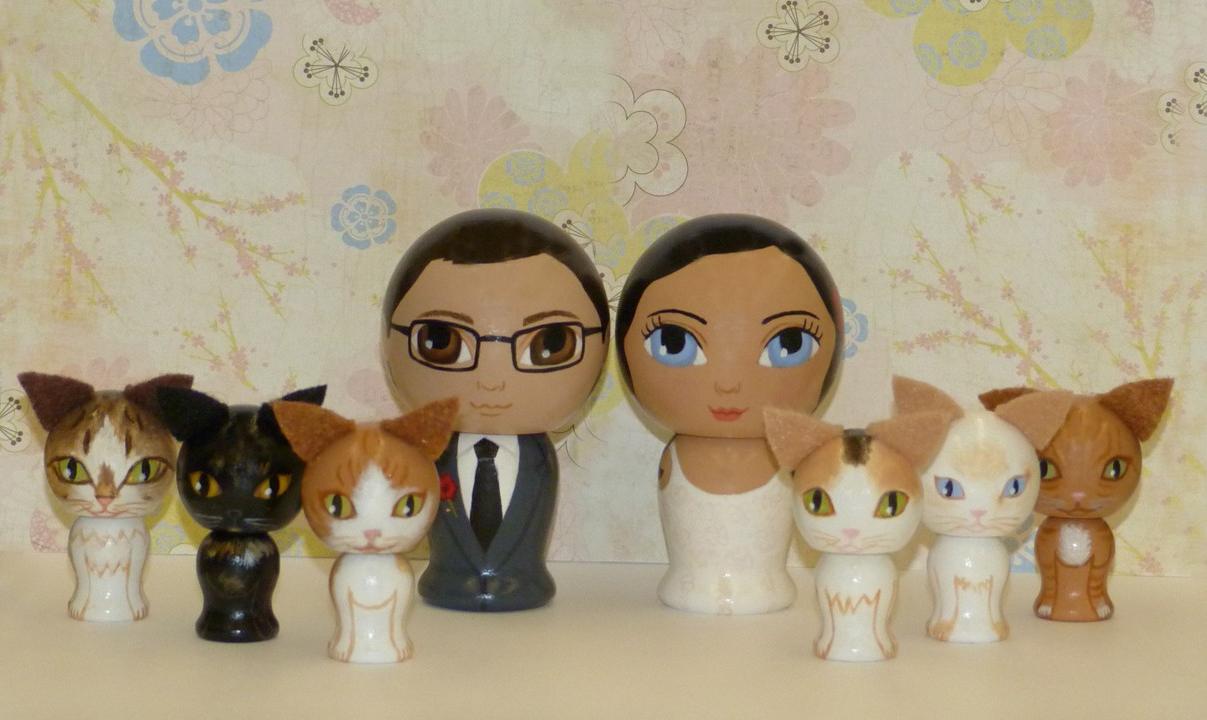 Custom Wedding Cake Toppers