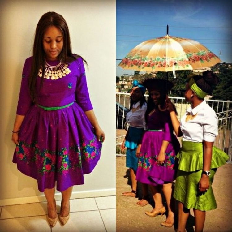 Beautiful Tsonga Designed Clothes Tradition - Fashion 2D