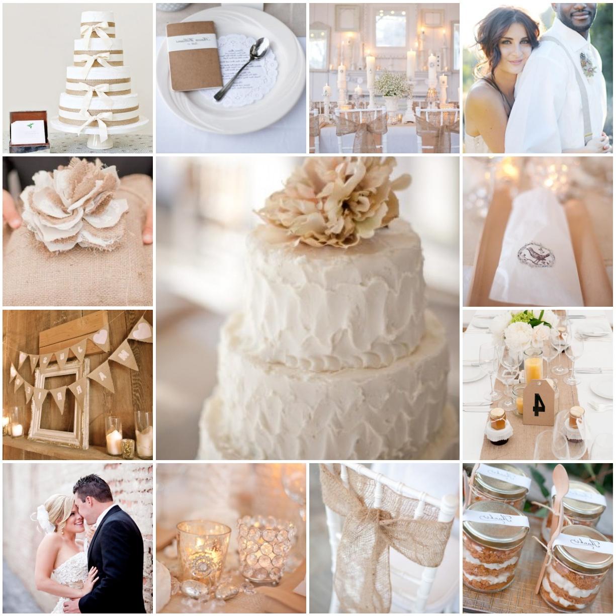 wrapped in burlap and next to that, the cute printed menu place card