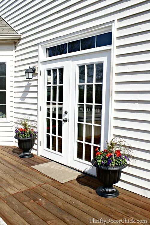 double doors with transom