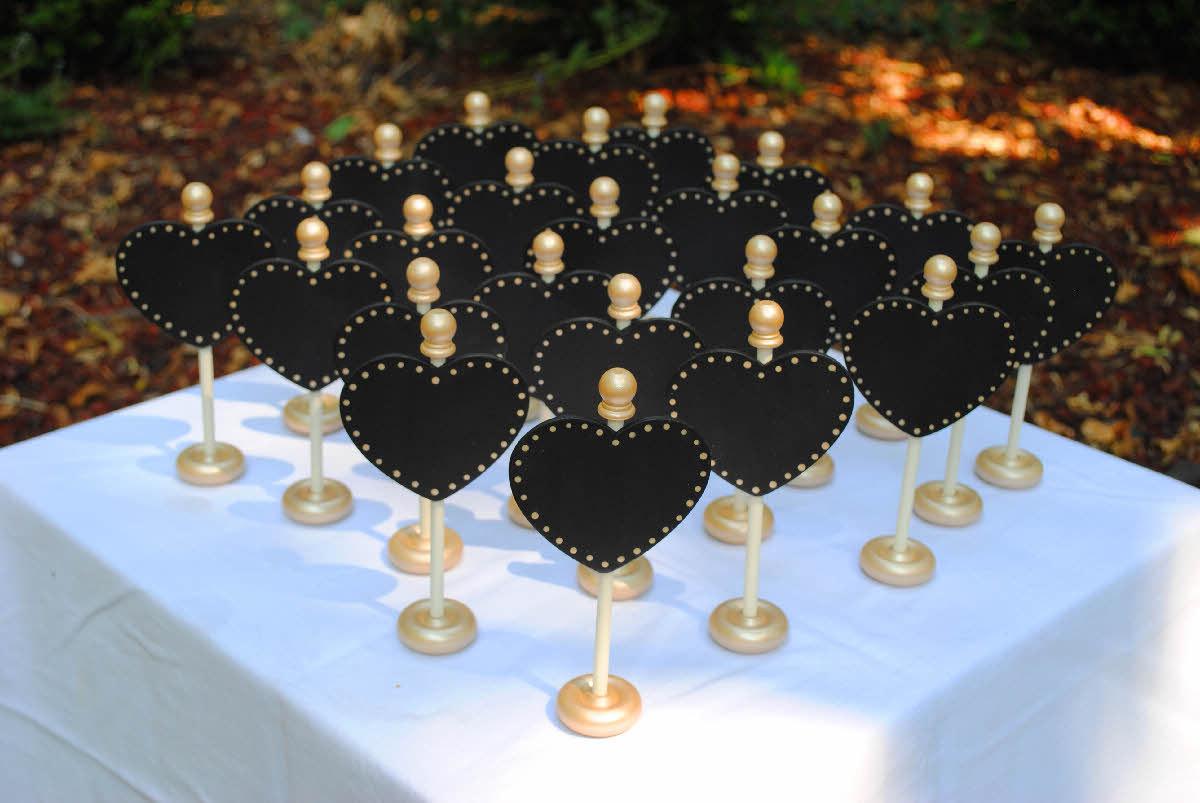 Chalkboard Table Toppers