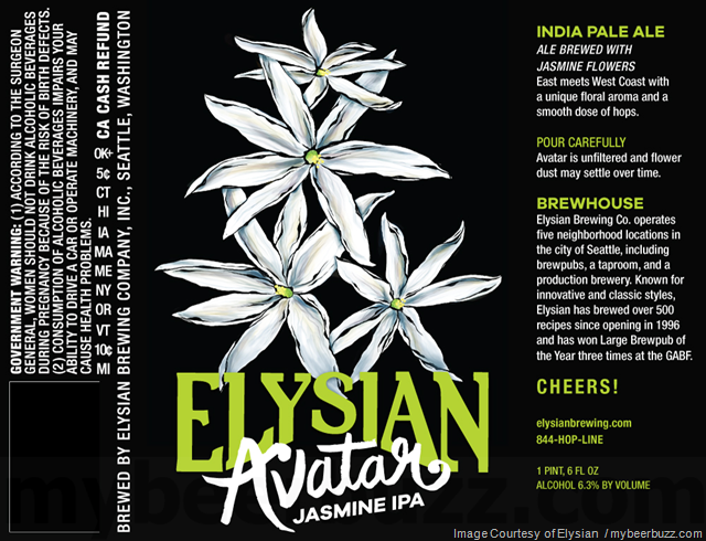 Elysian Avatar Jasmine IPA Returns