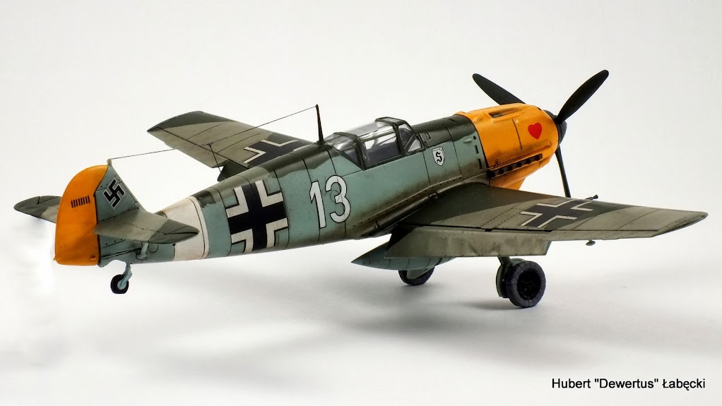 Malta 1940-43; Bf-109E7 7./JG.26 / Airfix 1:48  DSCF4583