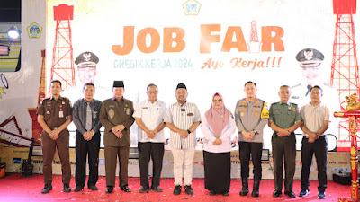 Kapolres Gresik Hadiri Pembukaan Job Fair 2024 Kabupaten Gresik