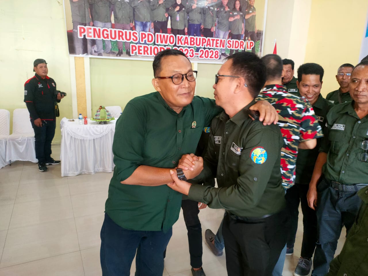 Pelantikan PD IWO Sidrap Jadi Ajang Silaturahmi Para Awak Media Se Ajatappareng
