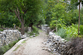 A street of a small but peaceful village of Gulapur