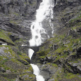 Langs de Trollstigen (voorbij Geiranger).