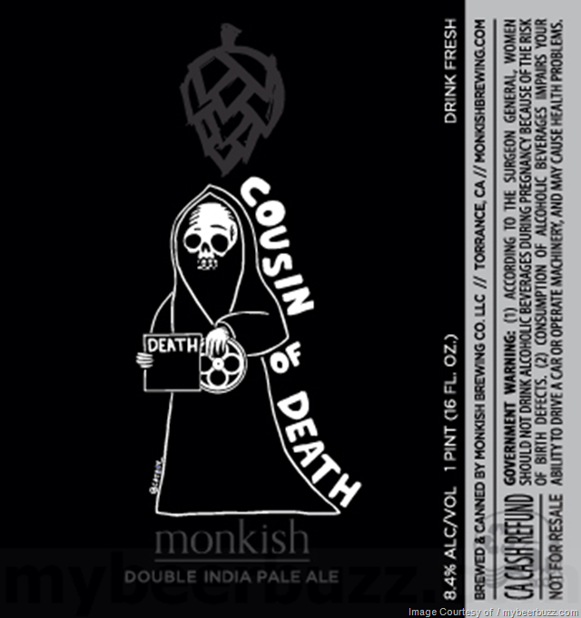 Monkish Brewing Adding Really Real, Stampede The Globe & Cousin Of Death 16oz Cans