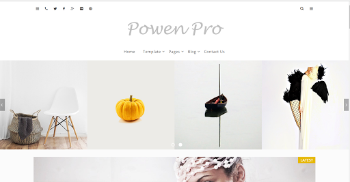 Powen Lite - Theme WordPress làm blog đơn giản và miễn phí