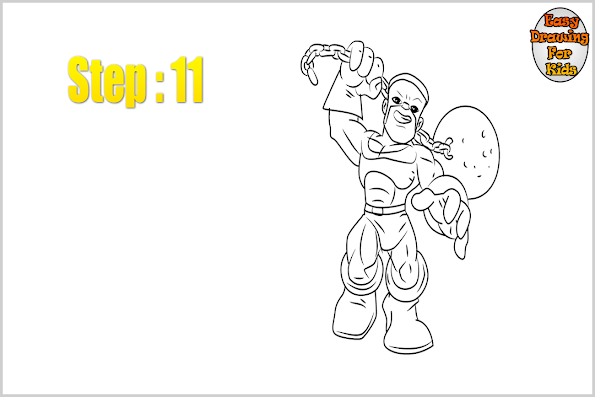 How to Draw Thunderball from The Super Hero Squad Show