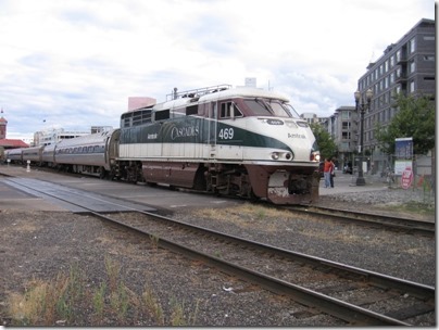 IMG_8618 Amtrak F59PHI #469 at Union Station in Portland, Oregon on August 19, 2007