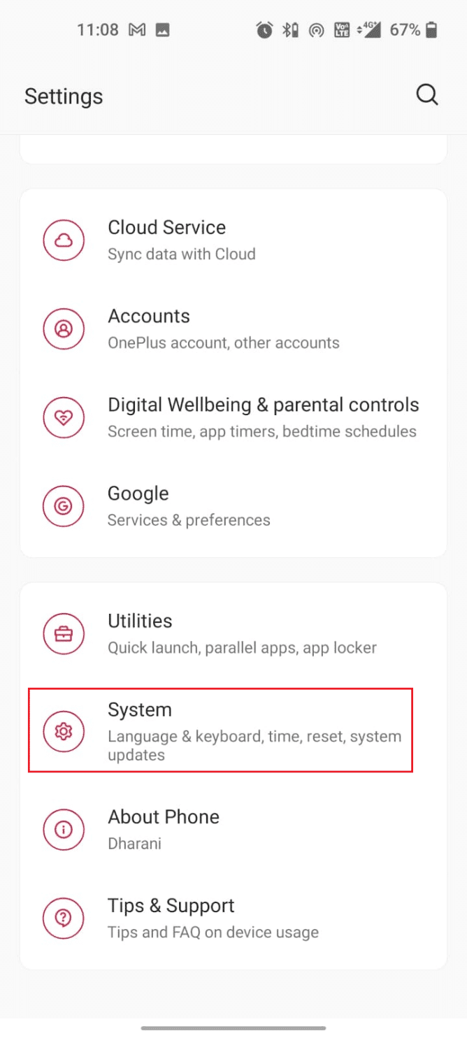 Tik nu op het systeempictogram.  Een simkaart verstrekken