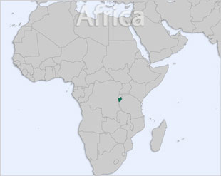 Burundi location map