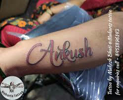 10 Ankush Name Tattoo Designs Hip Tatoos