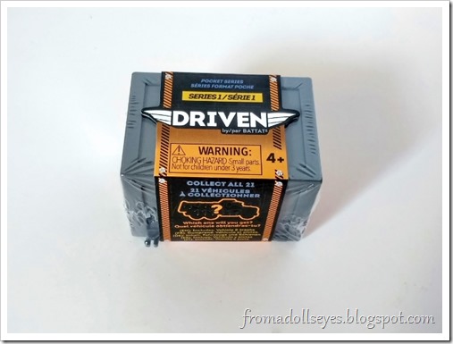 Driven Series 1 blind box.  Inside is a little toy car or truck that's the perfect size for a doll.