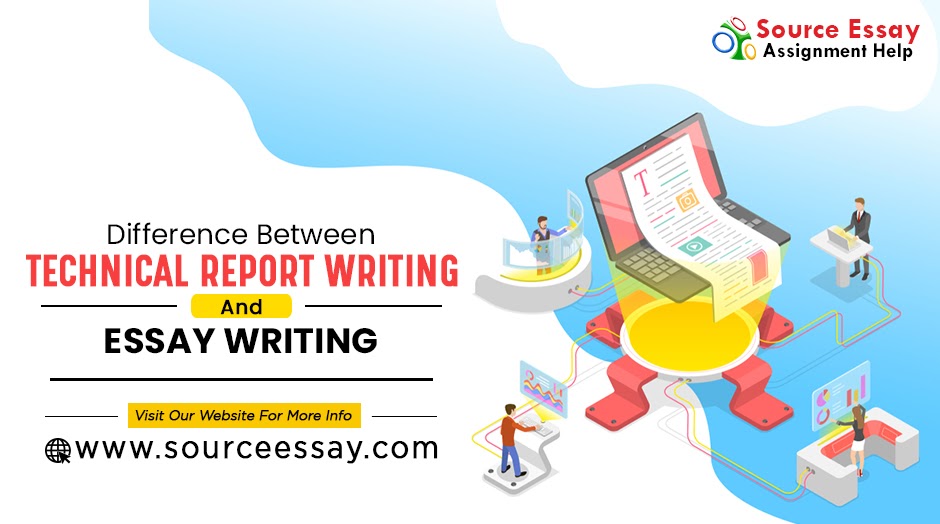 difference between technical report and essay