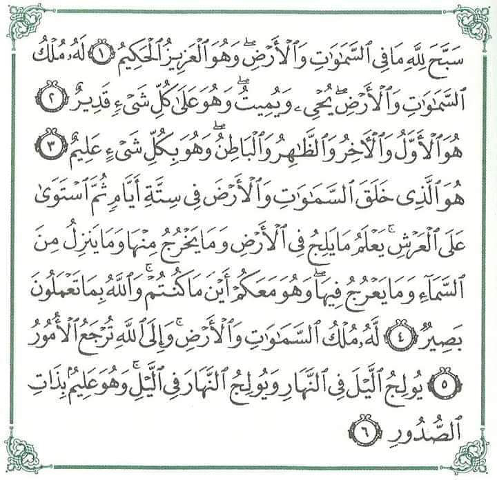 Nur Hidayah Jalan Suci Ku Surah Al Hadid Ayat 1 Hingga 6