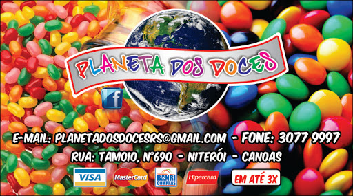 Planeta dos Doces, R. Tamôio, 690 - Niterói, Canoas - RS, 92110-000, Brasil, Loja_de_Doces, estado Rio Grande do Sul