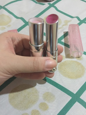 Secret Key (Sweet Glam) vs Dior (Lip Glow)