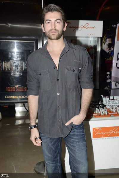 Handsome actor Neil Nitin Mukesh during the premiere of the movie 'David', held in Mumbai on January 31, 2013. (Pic: Viral Bhayani)