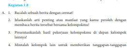 Kunci jawaban bahasa indonesia kelas 8 Kegiatan 1.8 halaman 19 bab 1