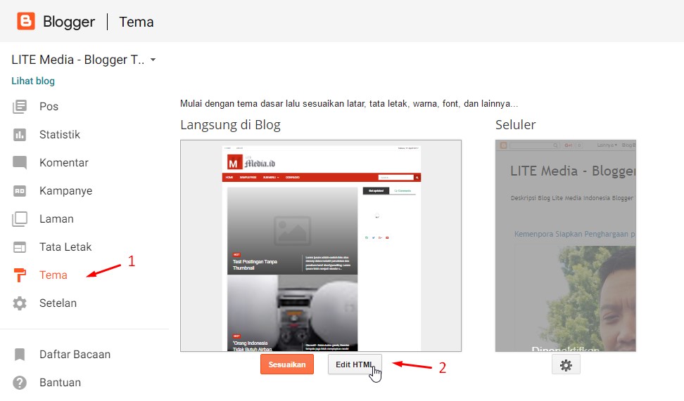 Dokumentasi : LITE Media - Premium Blogger Template - Penyedia Template Website SEO Friendly - Indonesia Dokumentasi : LITE Media - Premium Blogger Template - Penyedia Template Website SEO Friendly - Indonesia