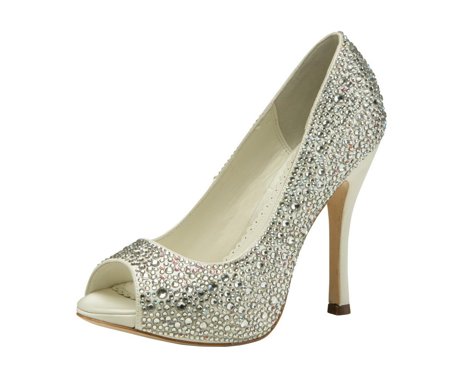 Paradox Benjamin Adams Charlize Peep Toe Wedding Shoes