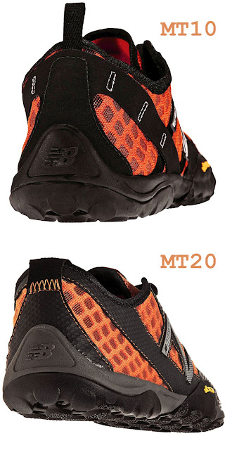 New Balance MT10 and MT20 profiles compared