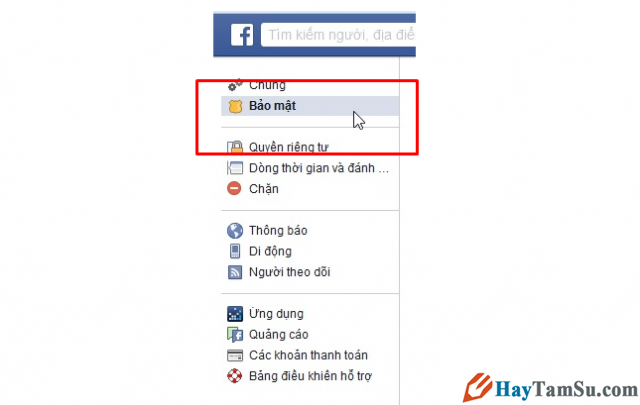 chống trộm facebook