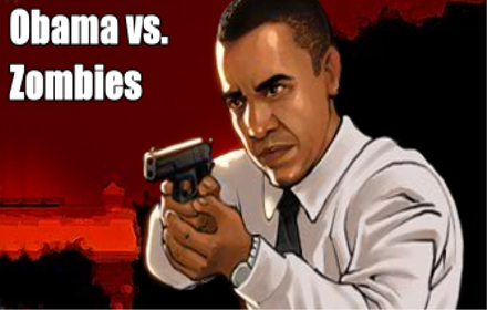 Obama vs. Zombies chrome extension