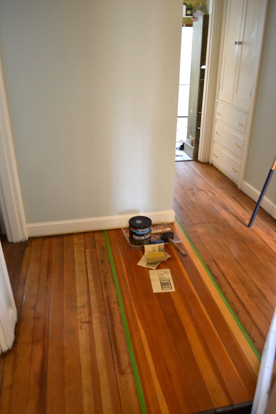 a home in the making {renovate} refinish your own hardwood floors