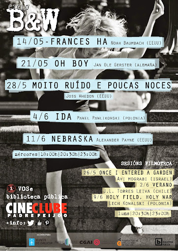 cartaz programación maio-xuño 2014 · cineclubePF