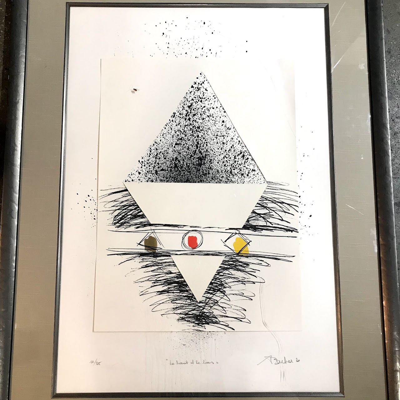 Signed Cut Paper Lithograph