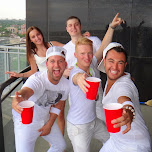 drinks on the balcony in Toronto, Canada 