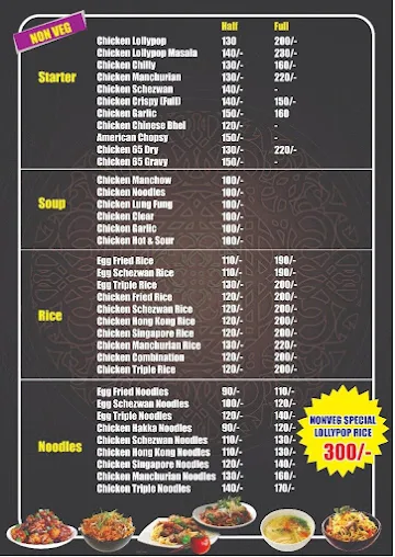 Shree Chinese House menu 