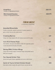 Royal Hometel Suites menu 2