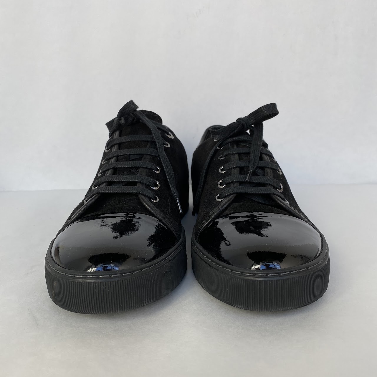 Lanvin Black Suede Sneakers