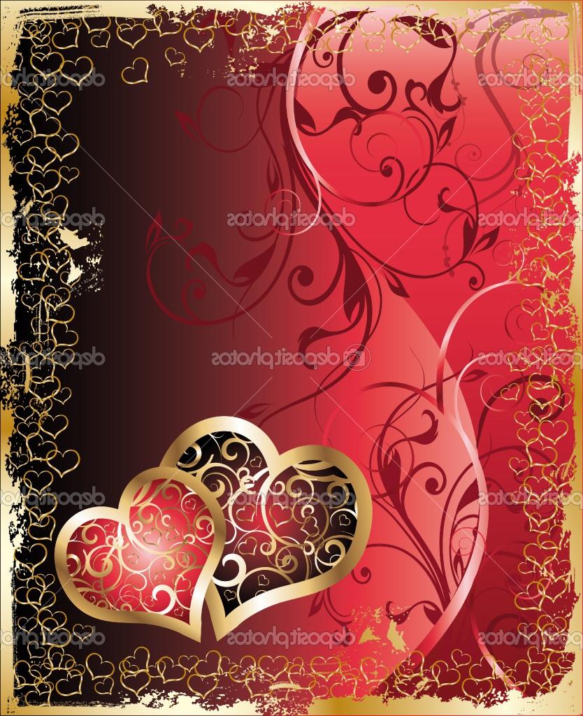 Valentine  s and wedding card