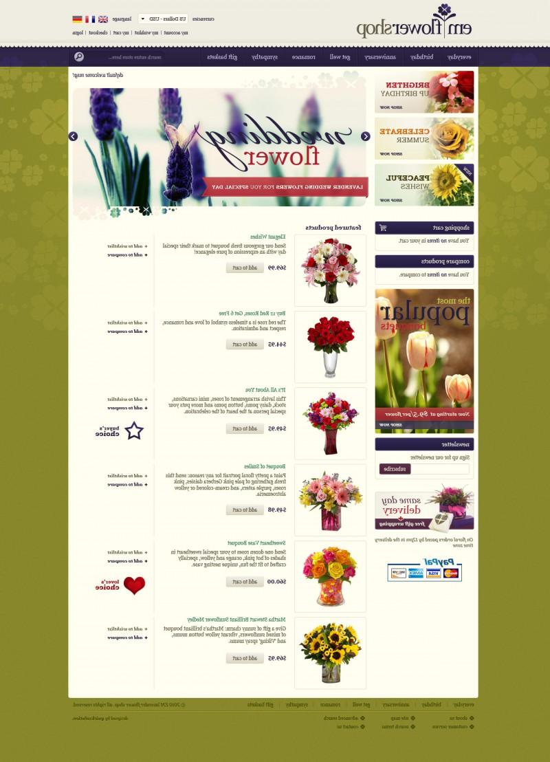 Flower shop Magento Template