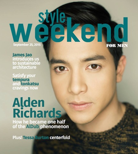 Alden Richards for Manila Bulletin Style Weekend