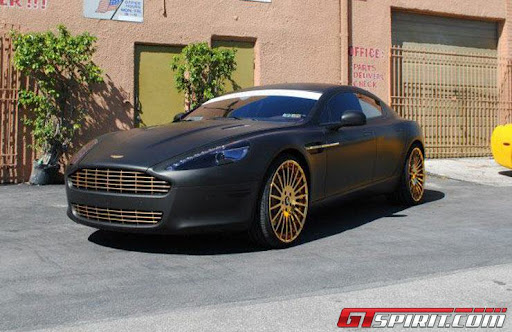 Meek Mills Aston Martin Rapide on Designo ECL Forgiato Wheels