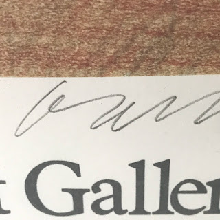 David Hockney Signed Exhibition Poster