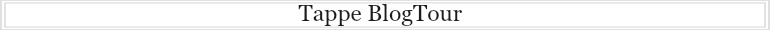 Tappe BlogTour Tappe BlogTour