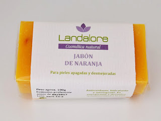 Jabón Natural de Naranja Landalore