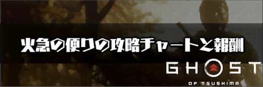 ゴーストオブツシマ_火急の便り攻略