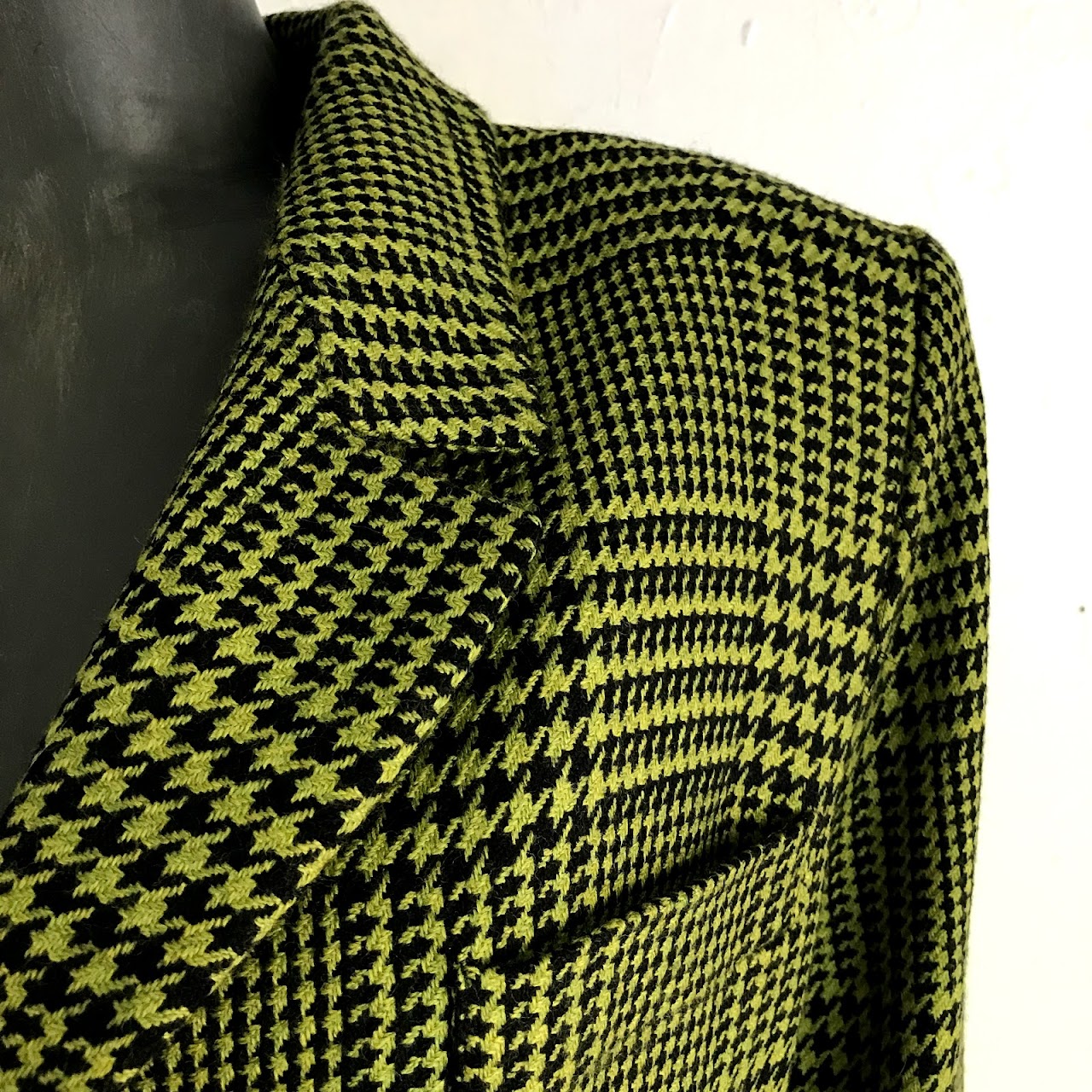 Yves Saint Laurent Encore Vintage Houndstooth Blazer