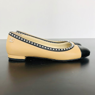 Chanel Cap Toe Ballet Flats