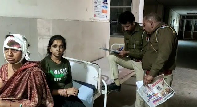 प्लाट के विवाद को लेकर परिवार पर हुआ प्राणघातक हमला, पुलिस अधीक्षक के मार्फत घायलों को अस्पताल में करवाया भर्ती।