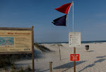 I went to the beach...if I read this correctly it's the most dangerous possible conditions without being closed