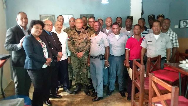 Dirección General de Seguridad del MINERD realiza encuentro de coordinación en buscan eficientizar trabajo de seguridad en Monte Plata 